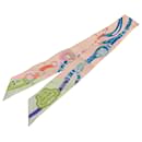 Hermès Pink Brides De Gala Twilly Silk Scarf