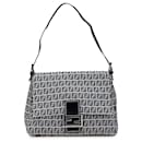 Fendi Gray Zucchino Canvas Mamma Forever