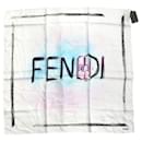 Fendi Baguette Mania Logo Scarf