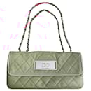 chanel beige mademoiselle lock east west flap bag - Chanel