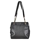 Chanel Triple Coco Mark Caviar Skin Tote Bag