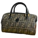 Fendi Zucca FF Leather Handbag