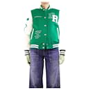 Green varsity jacket - size S - Autre Marque