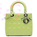 Dior Brown Medium Patent Cannage Lady Dior