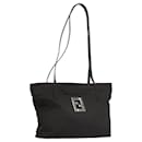 FENDI Zucca Canvas Tote Bag Black Auth ti2972 - Fendi