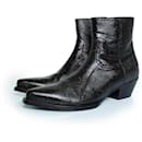 Saint Laurent, Lizard Lukas boots