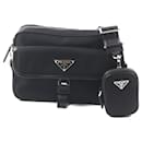 Prada 2VH133 Re-Nylon Saffiano Leather Shoulder Bag