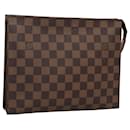 LOUIS VUITTON Damier Ebene Poche Toilette 26 Pouch N47543 LV Auth 119346 - Louis Vuitton
