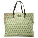 Fendi Brown Zucchino Canvas Tote