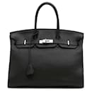 Hermès Black Togo Birkin Retourne 35