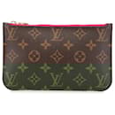 Louis Vuitton Brown Monogram Neverfull Pouch