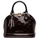Louis Vuitton Purple Monogram Vernis Alma BB