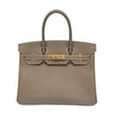 Hermes Birkin 30 Handbag in Etoupe Gray - Hermès