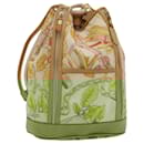 LOEWE Shoulder Bag Canvas Beige Gold Auth BA1186 - Loewe