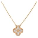 Collier en or rose 18k Van Cleef & Arpels Alhambra