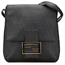 Fendi Black Zucchino Spalmati Crossbody