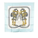 Hermès White Brides de Gala Silk Scarf