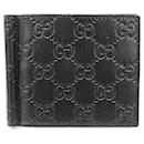 Gucci Black Leather Money Clip