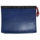 Louis Vuitton Pochette Voyage MM Clutch Navy