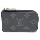 Louis Vuitton Monogram Eclipse Coin Case M63536