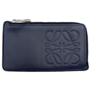 Loewe Navy Leather Coin Purse