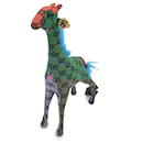 Multicolor GG Monogram Canvas Decorative Stuffed Giraffe - Gucci