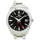 Seiko Grand 9F86-0AF0 Black Dial Men's Watch