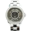 Chanel J12 H2566 Silver Dial Watch for Men