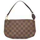 Pochette de couro Damier Canvas Louis Vuitton