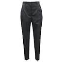 Alexander McQueen Straight Leg Trousers in Black Polyester - Alexander Mcqueen