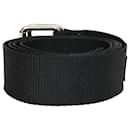 Cinto Exército Logo Balenciaga em Poliéster Preto