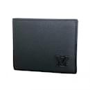 Louis Vuitton Wallet LV Aerogram Portefeuille Marco M81742 Noir