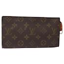 LOUIS VUITTON Monogram Bucket GM Accessory Pouch LV Auth th5944 - Louis Vuitton