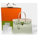 Sac HERMES Birkin 30 en Cuir Beige - 102652 - Hermès