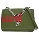 Louis Vuitton Red Leather Lockme II BB