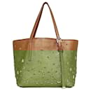 Jimmy Choo Pink Gold Leather Tote Bag