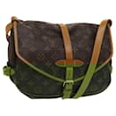 LOUIS VUITTON Monogram Saumur 30 Shoulder Bag M42256 LV Auth PP465 - Louis Vuitton