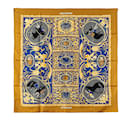 Hermès Blue La Presentation Silk Scarf