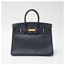 Hermes Birkin 35 Togo Leather Handbag - Hermès