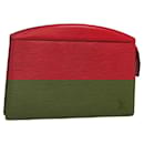 LOUIS VUITTON Epi Trousse Crete Clutch Bag Red M48407 LV Auth 121025 - Louis Vuitton
