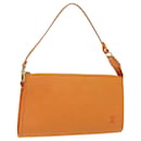 LOUIS VUITTON Epi Pochette Accessoires Pouch Orange Mandarin M5294H Auth 121027 - Louis Vuitton