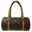 Louis Vuitton Monogram Handbag Papillon 19 Brown