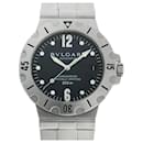 Bvlgari Diagono Scuba SD38S Black Automatic Watch - Bulgari