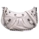 Balenciaga White Mini Embossed Le Cagole