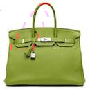 Hermès Orange Togo Birkin Retourne 35