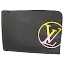 Louis Vuitton Epi LV Circle Pochette Jour GM Clutch Bag