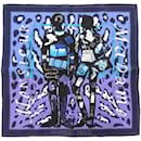 Carré 40 Monsieur et Madame en soie Hermes - Hermès