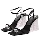 Sandales à talons en satin de soie - Autre Marque