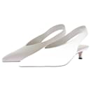 White leather slingback - Autre Marque