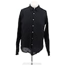 Black linen shirt - Autre Marque